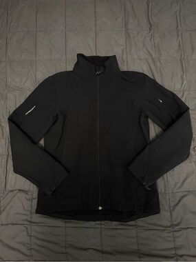 Black Spyder softshell jacket #outdoor #winter